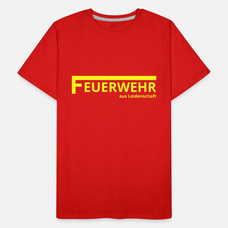 Fire brigade with passion Men's Premium Organic T-Shirt