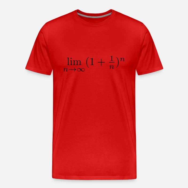 Eulerfolge - Männer Premium Bio T-Shirt - Rot