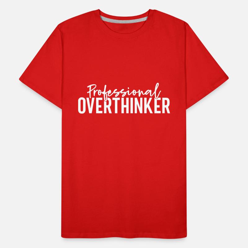 Déclaration typographique du penseur professionnel T-shirt bio Premium Homme