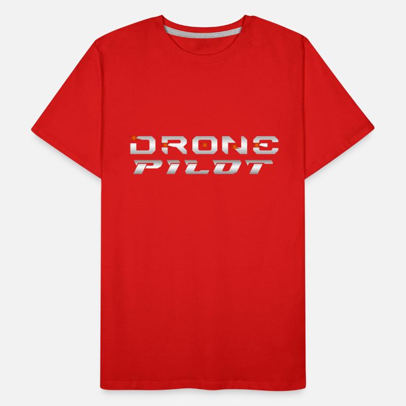 Drone Drones Drone Flight Drone Pilot T-shirt bio Premium Homme