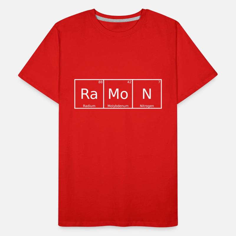 Ramon Surname First name Chemistry Periodic Table Elements Men's Premium Organic T-Shirt