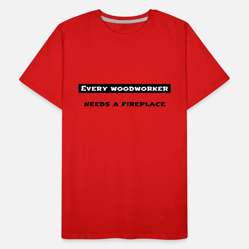 present cabinetmaker tools bingo hall tshirts Men's Premium Organic T-Shirt