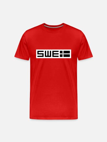 Swedish tactical - Men's Premium Organic T-Shirt - red