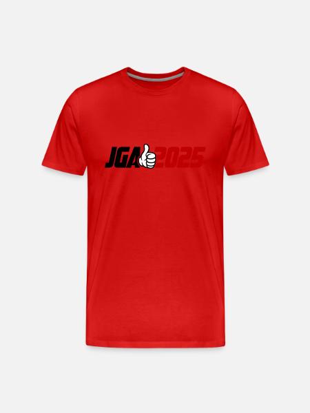 Jga 2025 Junggesellenabschied - Männer Premium Bio T-Shirt - Rot