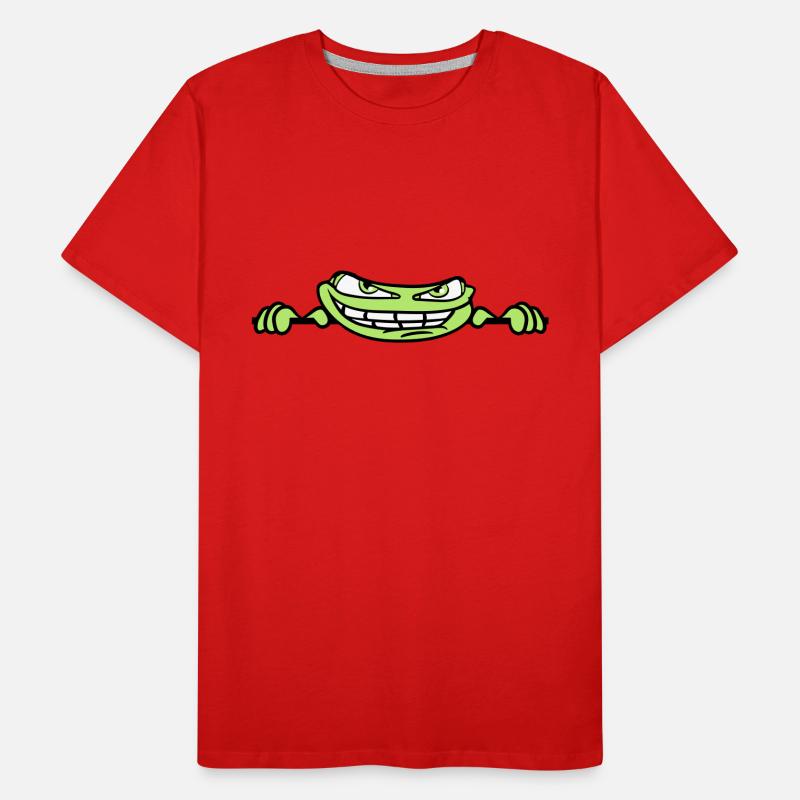 hide frame text write wall wall meme g Men's Premium Organic T-Shirt