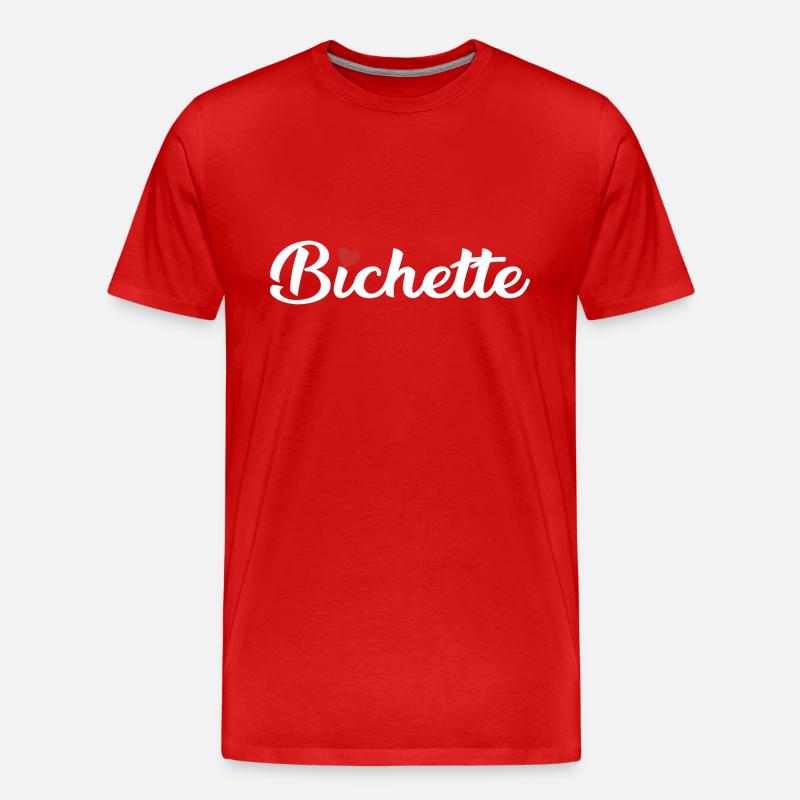 Bichette idée de cadeau mignon - T-shirt bio Premium Homme - rouge