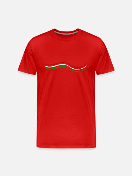 Red White Green - Men's Premium Organic T-Shirt - red