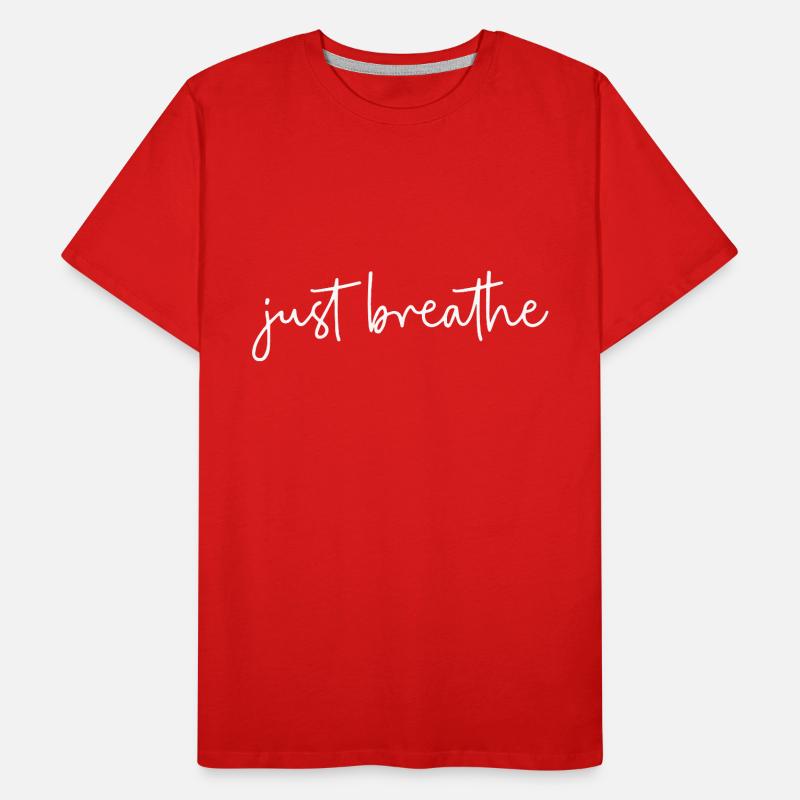 Respirer simplement T-shirt bio Premium Homme