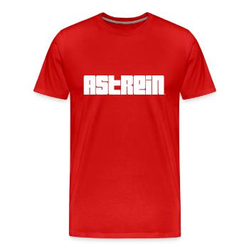 REFROIDIR. Design cool, tendance et nouveau par #DM - T-shirt bio Premium Homme - rouge - Devant - Damien (186cm)