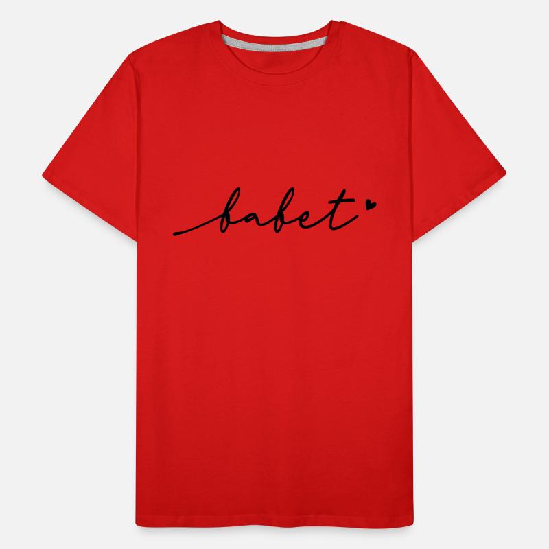 Babet Cursive Name Men's Premium Organic T-Shirt