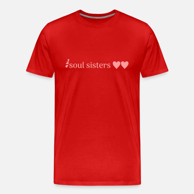 Freunde - Männer Premium Bio T-Shirt - Rot