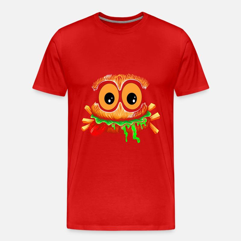 Der schreckliche Snack - Männer Premium Bio T-Shirt - undefined