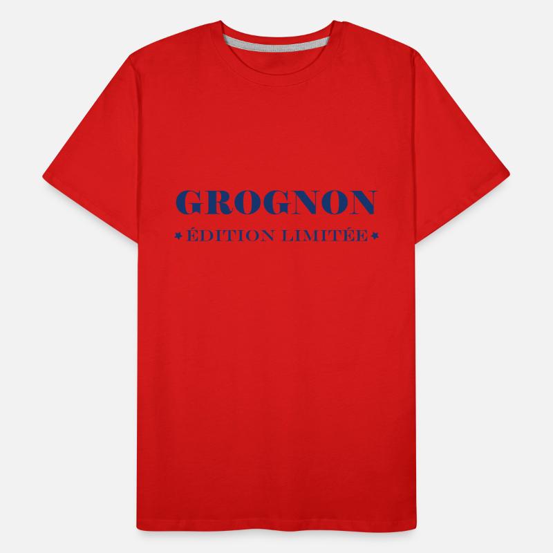 Edition limitée grognon T-shirt bio Premium Homme