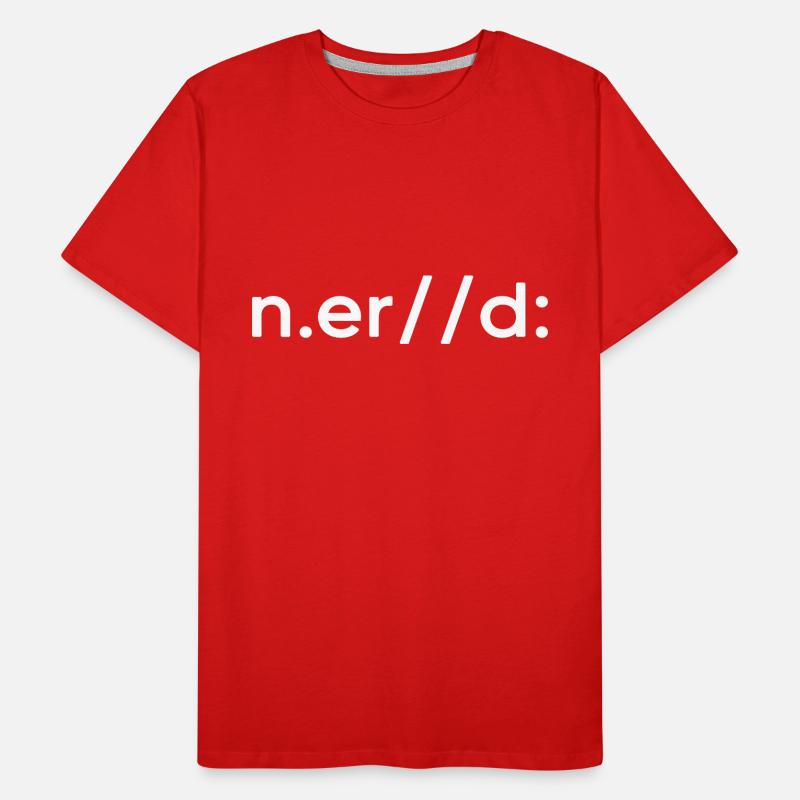 nerd coder online gaming gamer IT expert Men's Premium Organic T-Shirt
