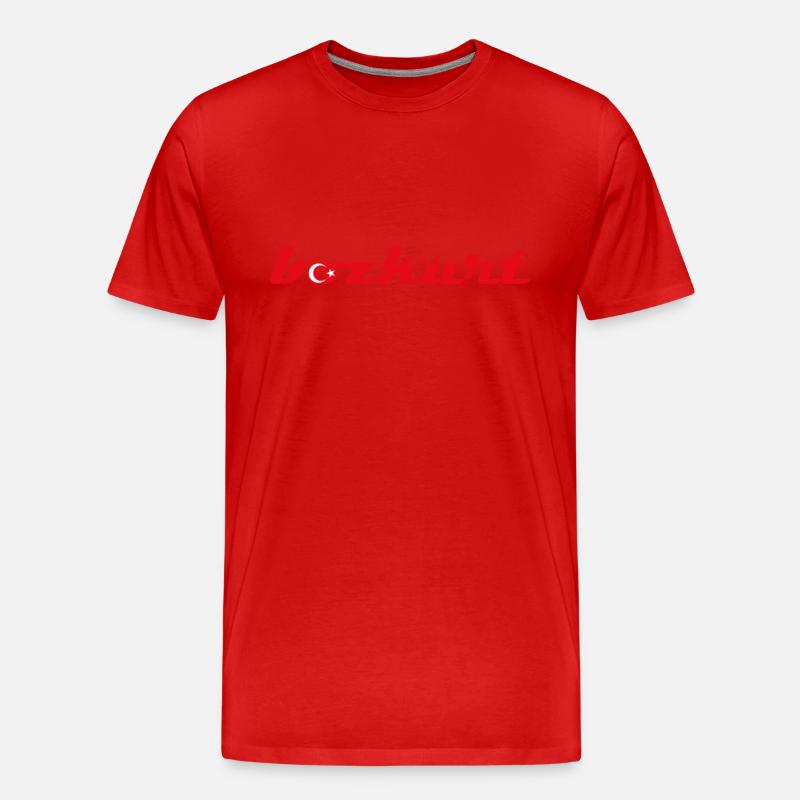 Banques - T-shirt bio Premium Homme - rouge