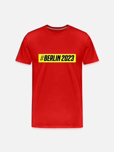 Berlin 2023 - T-shirt bio Premium Homme - rouge