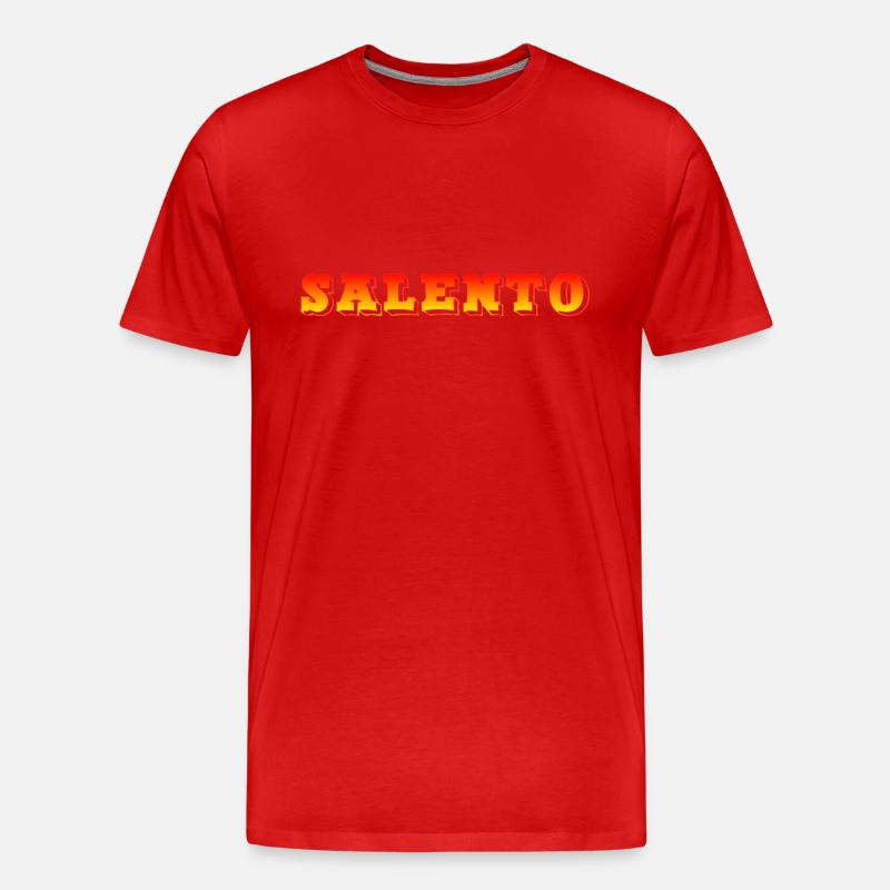 "Salento" - Männer Premium Bio T-Shirt - Rot
