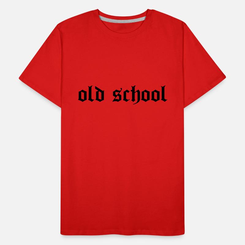 "Old School" T-shirt bio Premium Homme