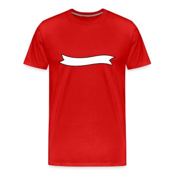 Banner flag flag - Men's Premium Organic T-Shirt - red - Front - Damien (186cm)