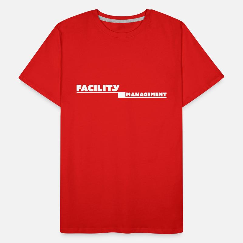 facility management tshirt black Men's Premium Organic T-Shirt