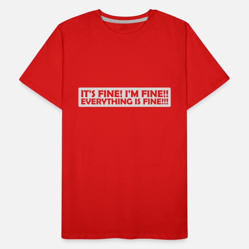 Tout va bien devis T-shirt bio Premium Homme
