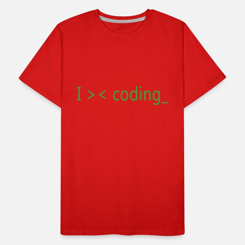 J’adore programmer des programmeurs T-shirt bio Premium Homme