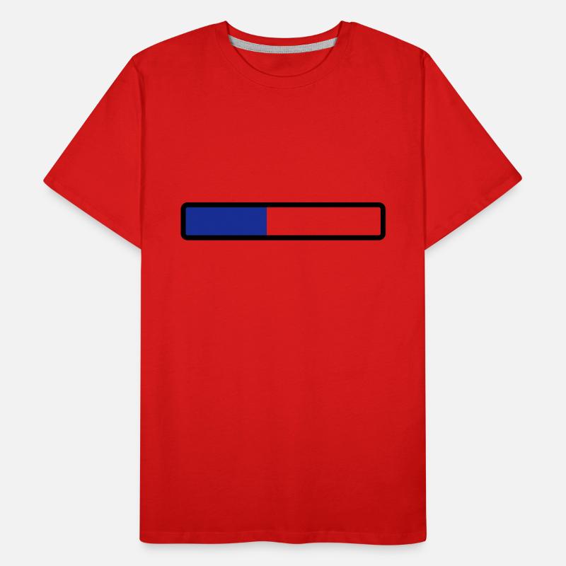 loading laden computer warten Männer Premium Bio T-Shirt