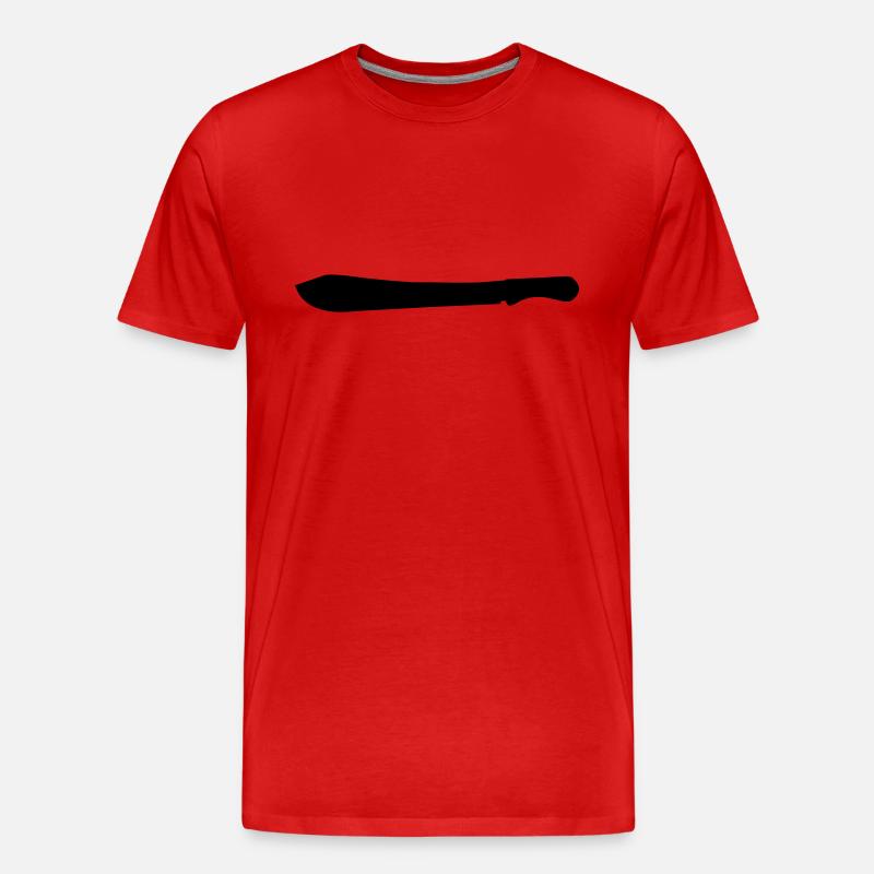 machete3 - Männer Premium Bio T-Shirt - Rot