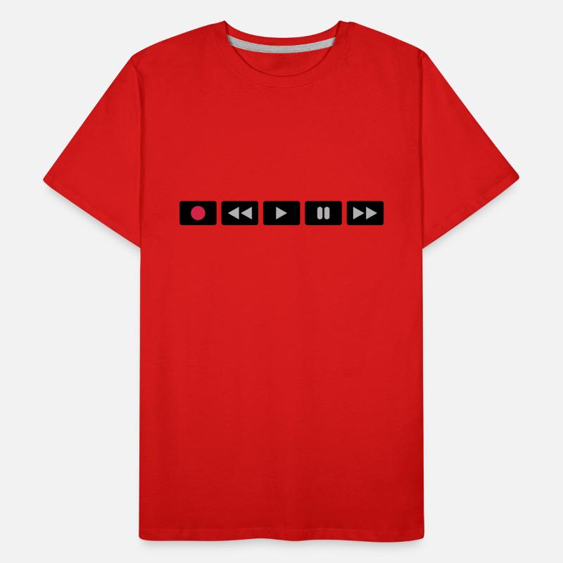 Oldschool Videocontrol Männer Premium Bio T-Shirt