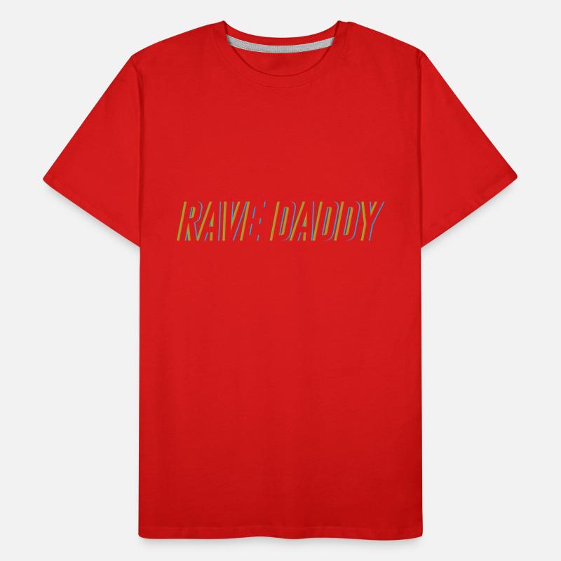 rave daddy party daddy feier dad Männer Premium Bio T-Shirt