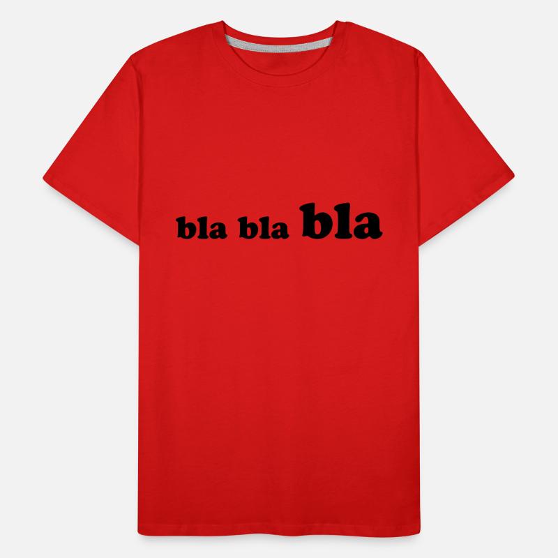 bla_bla_bla Men's Premium Organic T-Shirt