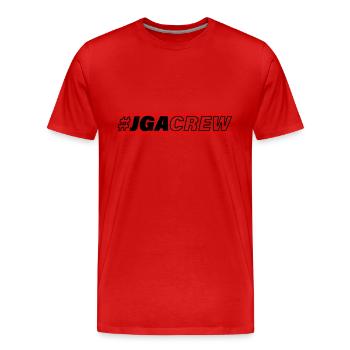 Bachelor Party Bachelor Crew Saying - Men's Premium Organic T-Shirt - red - Front - Damien (186cm)