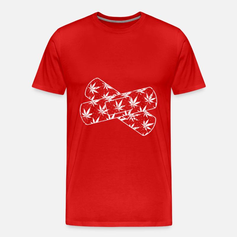 Hanf - Männer Premium Bio T-Shirt - Rot