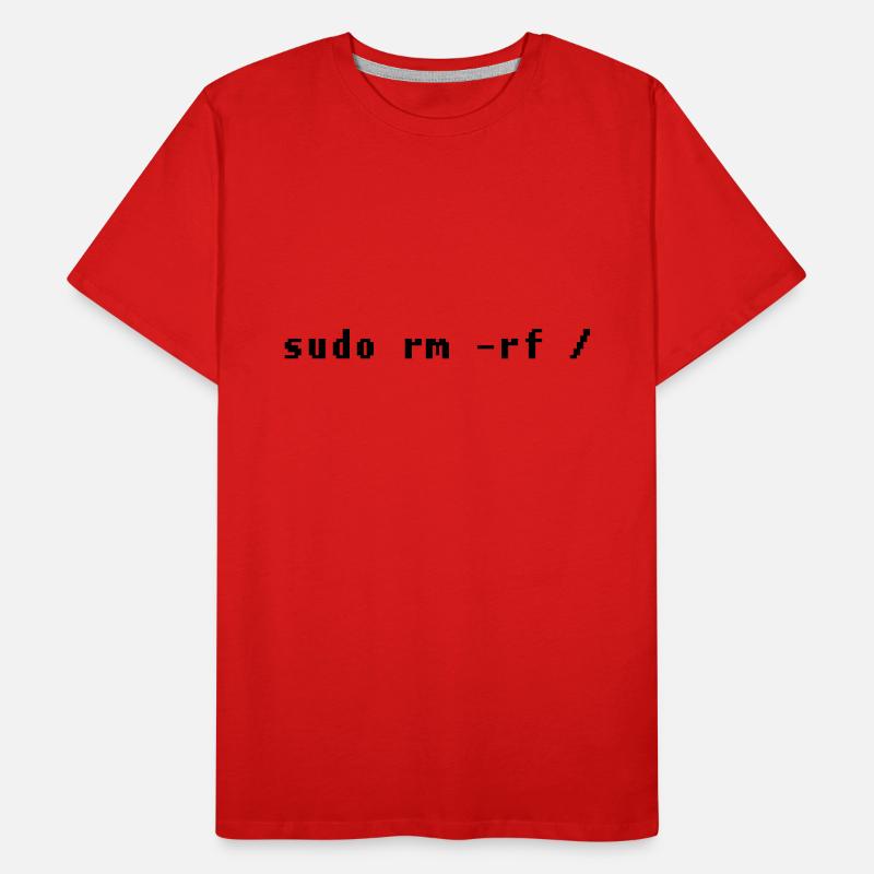 Funny Linux Admin Design Men's Premium Organic T-Shirt