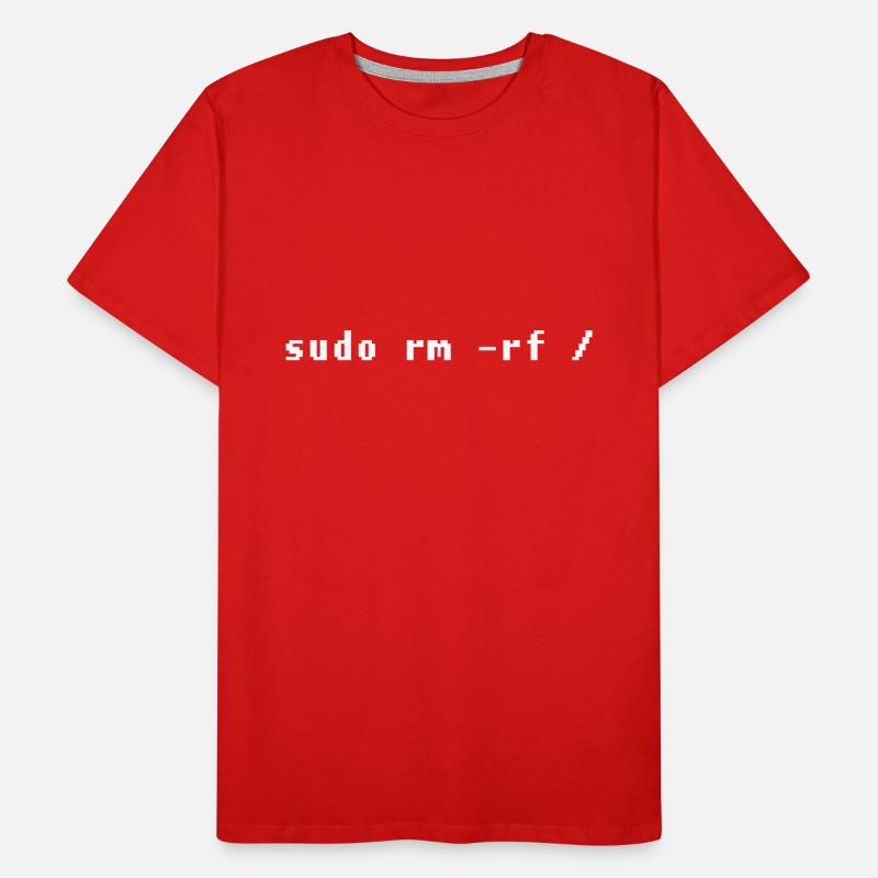 Conception drôle d'admin de Linux T-shirt bio Premium Homme