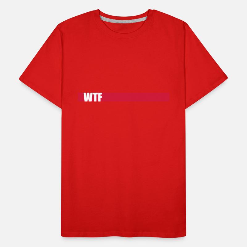 Conception du faisceau WTF T-shirt bio Premium Homme