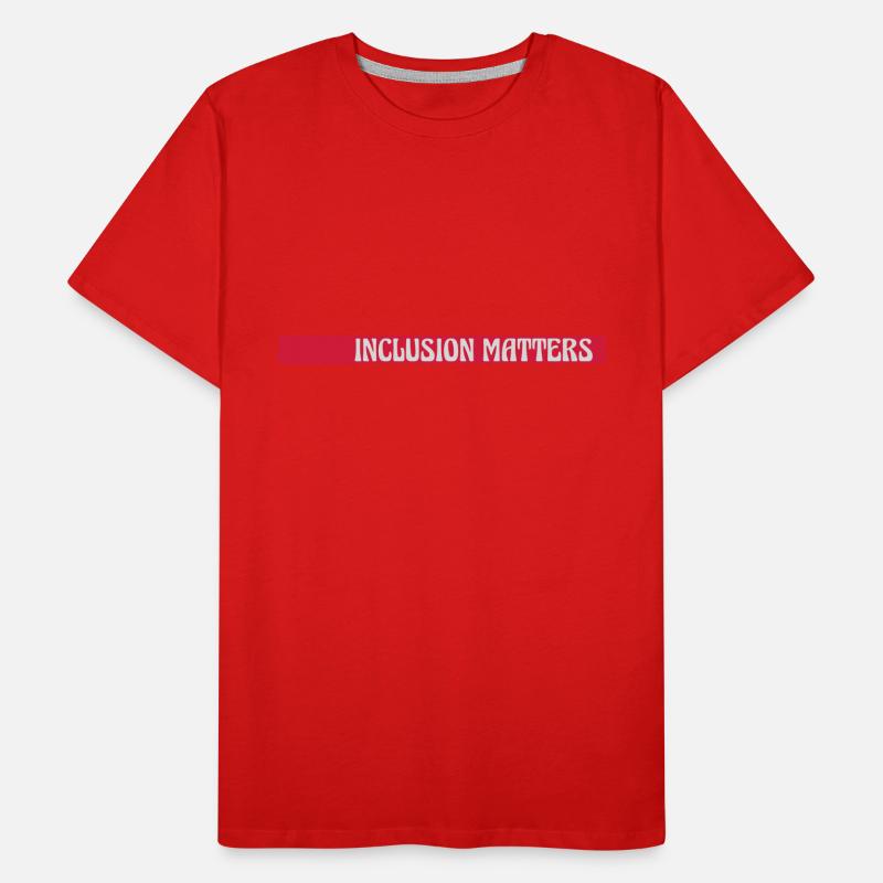 L’inclusion compte Citation du logo T-shirt bio Premium Homme