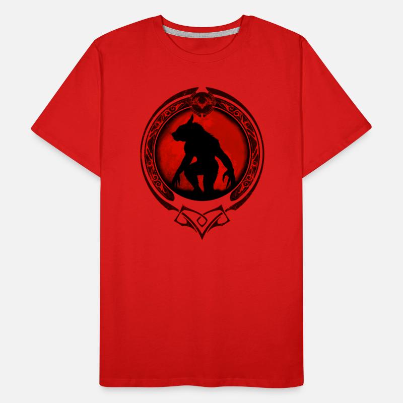 Fenris Werwolf Männer Premium Bio T-Shirt