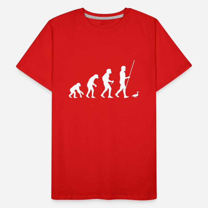 Évolution du canard T-shirt bio Premium Homme
