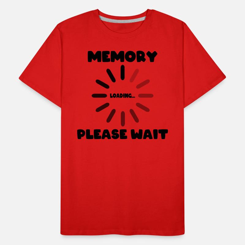 Memory Loading... Please Waite Men's Premium Organic T-Shirt