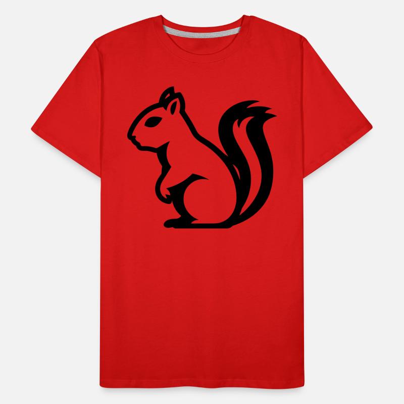 Squirrel Men's Premium Organic T-Shirt