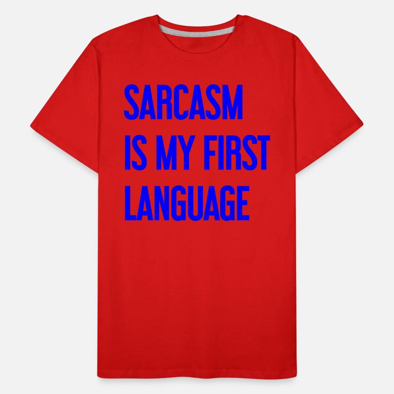 Sarkasmus-Profi Männer Premium Bio T-Shirt