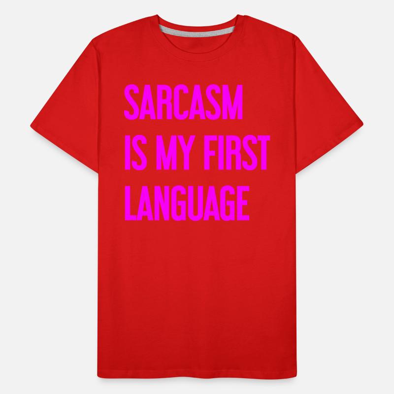 Sarkasmus-Profi Männer Premium Bio T-Shirt