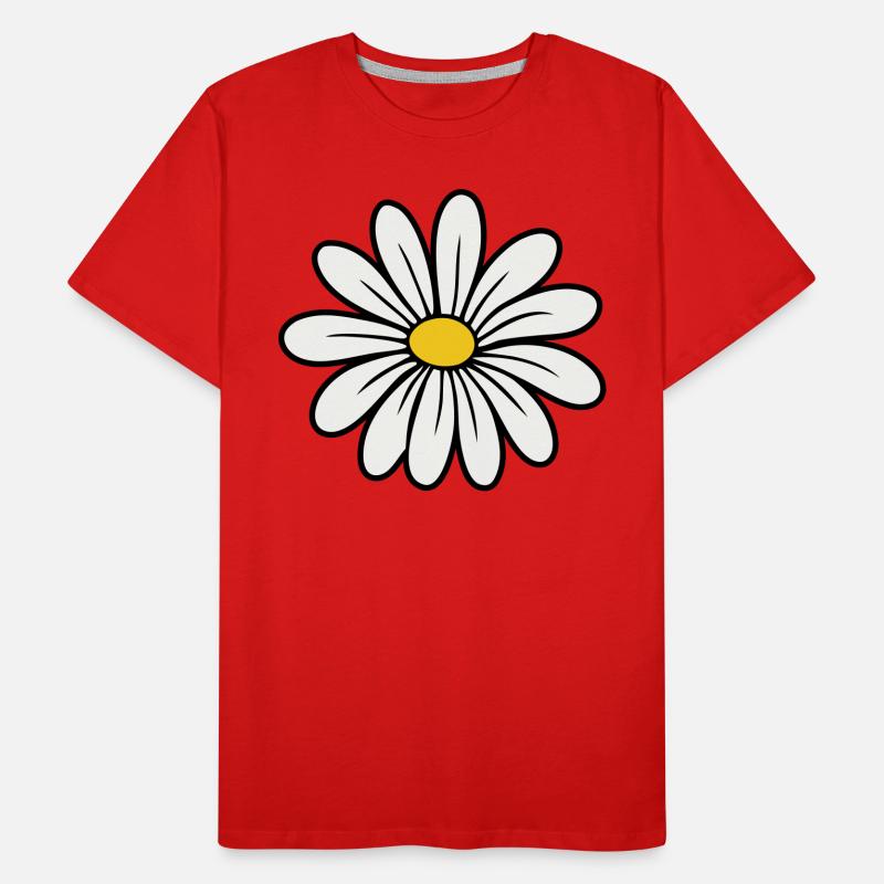 Gänseblümchen Männer Premium Bio T-Shirt