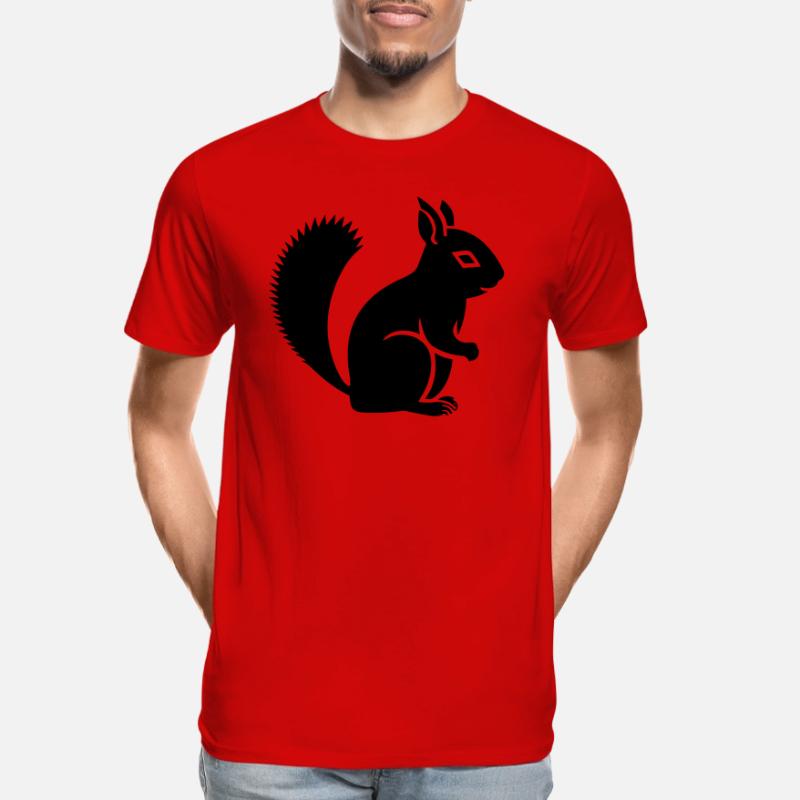 squirrel Men's Premium Organic T-Shirt