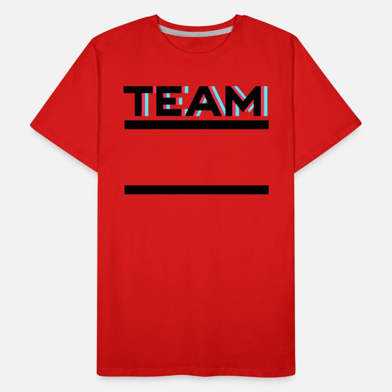 Team Crew Frame Men's Premium Organic T-Shirt