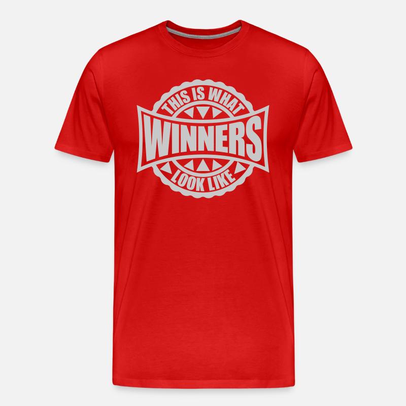 What Winners Look Like - Männer Premium Bio T-Shirt - Rot