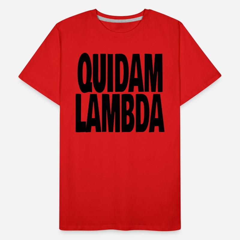 quidam lambda T-shirt bio Premium Homme