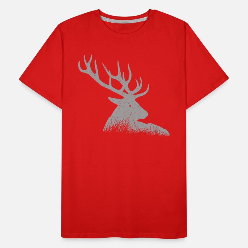 Cerf T-shirt bio Premium Homme