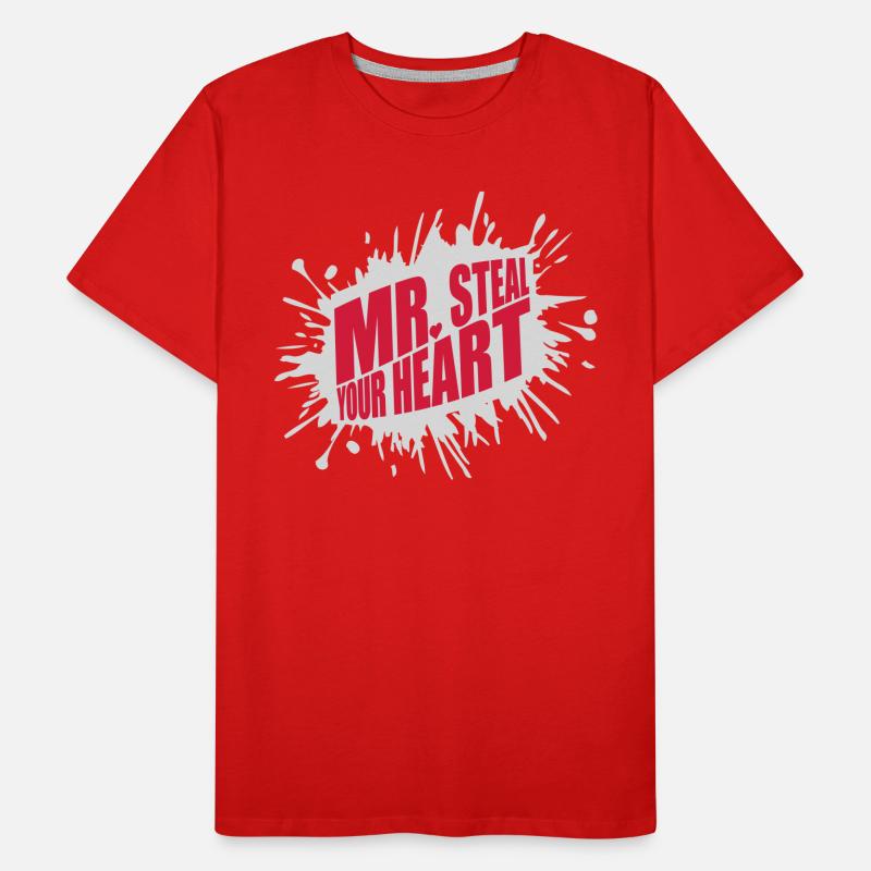Mr steal your heart Men's Premium Organic T-Shirt